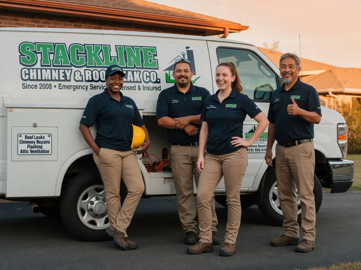 Chimney flashing repair company in Burlington, WY